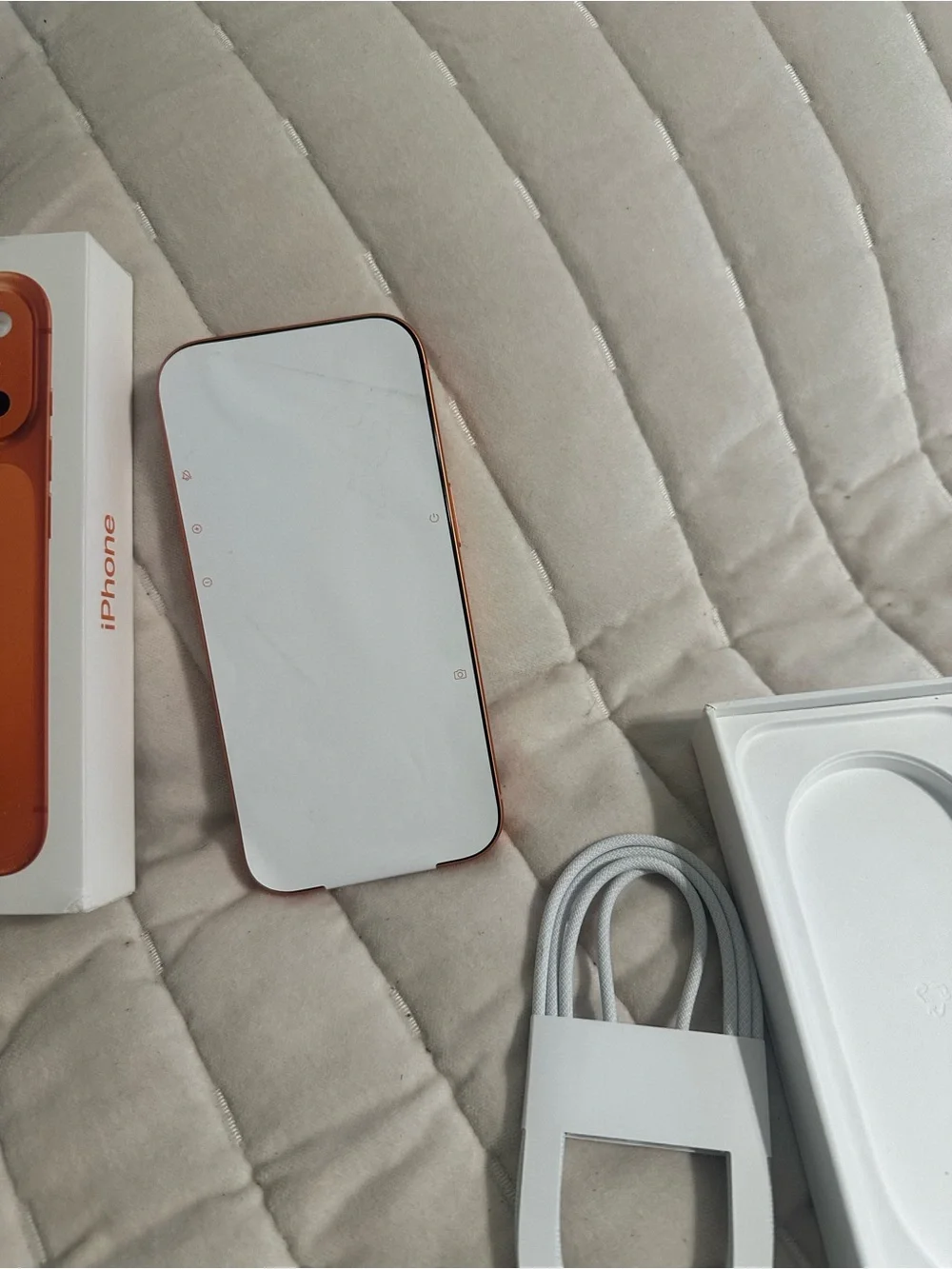 Apple iPhone Orange Metallic Finish with Triple Camera Verizon